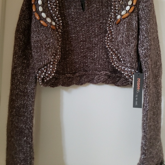 Beaded knit sweater jacket - Picture 2 of 7